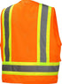 Pyramex RVZ2420 Series Class 2 Surveyor's Safety Vest with 6 Pockets, Hi Vis Orange, Extra Large...
