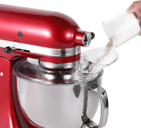 Pouring Shield for KitchenAid-Secure Pouring Shield with Removable Pour Spout for KitchenAid 4.5-5 Quart Tilt-Head Stand Mixers, Splatter Guard Fi...