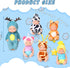 Leitee 6 Pcs 4 Inch Mini Baby Dolls Gift Set, Mini Reborn Baby Dolls Bulk, Realistic Baby Doll with Animal Clothes, Lifelike Cute Small Baby Doll ...