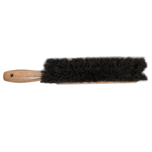 MARSHALLTOWN Beaver Tail Brush, Black Horsehair Fibers, 13 1/2 Inch Length, Masonry, Concrete, Made in the USA, 6517...