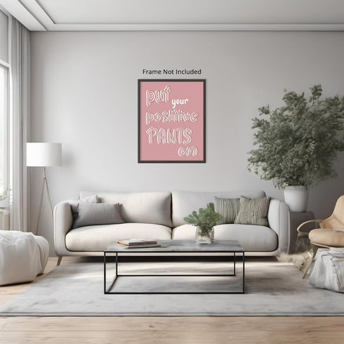 Posterizer 1 pcs-Pink Pastel Positive Girly Trendy Poster-Motivational & Inspirational Art-Comedy Art-Decor for Home & Office- unframed wall art...
