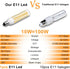 E11 LED Bulb Dimmable,100W Halogen Bulbs Equivalent,T4 Mini Candelabra LED Bulb Dimmable 10W 1000LM,Warm White 3000K,120V 75W 100W JDE11 LED for C...