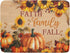Fall Pumpkin Sunflower Dish Drying Mat 18”x24” Faith Family Fall Drying Mat for Kitchen Counter Absorbent Autumn Orange Pumpkins Thanksgiving Dish...