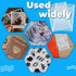 40 Pack Stamp and Die Storage Pockets, Reusable Small Plastic Envelopes Waterproof Sticker Organizer Receipt Holder Photo Storage Folders (5" x 7"...