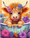 Cow Stamped Cross Stitch Kits for Adults Beginners, DIY Animals Cross Stitch Patterns Kits Printed Dimensions Needlepoint Kits,Crafts Embroidery K...