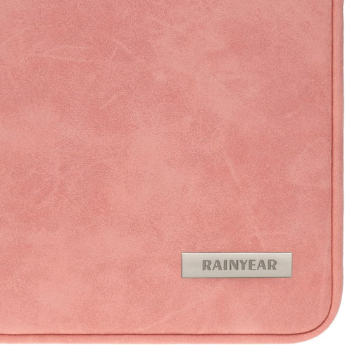 RAINYEAR 13 Inch Laptop Sleeve PU Suede Leather Case Water Resistant Cover Carrying Bag Compatible with 2021 2022 MacBook 13.6" M2 A2681 13.3" A23...
