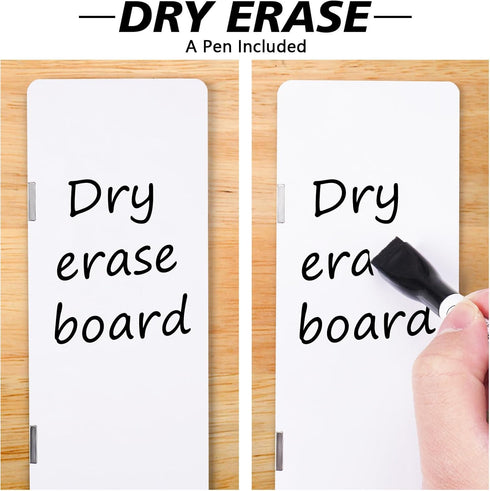 1 pc Dry Erase Monitor Memo Board, Magnetic Dry Erase Multifunction Whiteboard Monitor Side Panel, Desktop Memo Board with a Pen (1)...