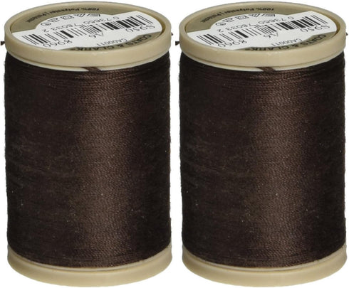 2-Pack - Coats & Clark Dual Duty XP Heavy Thread, 125-Yard, Chona Brown...