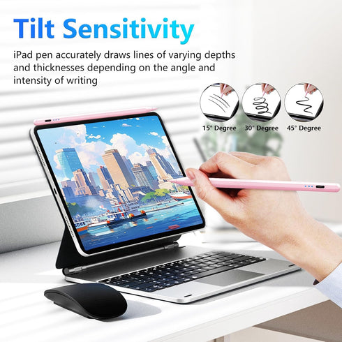 Stylus Pen for iPad 9th&10th Generation - iPad Pencil 2nd Generation, Fast Charge Active Pencil Compatible with 2018-2024 Apple iPad Pro11&12.9 in...