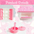 10 Pieces Mini Kitchen Set Dollhouse Kitchen Miniature Kitchen Set Doll Mini Kitchen for Kids Doll House Furniture and Accessories Set Mini Dollho...