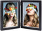 AVEAX Double 5x7 Picture Frame Black Wood Photo Frame Shadow Box Frame...