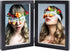 AVEAX Double 5x7 Picture Frame Black Wood Photo Frame Shadow Box Frame...