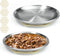 Stainless Steel Cat Dishes for Food and Water Bowls for Small Pets -4 Sets Flat Style...