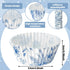 800 Pcs Blue and White Flower Cupcake Liners Flower Cupcake Wrappers Grease Proof Blue Muffin Liners Disposable Cupcake Papers Baking Cups for Bak...