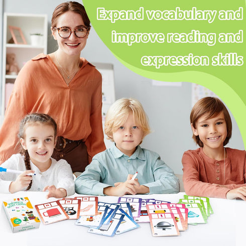 Sight Words Flash Cards, Phonics CVC Word Games, Kindergarten Sight Words Learning, Phonics Games for Reading and Spelling, Preschool Activities f...