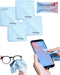 Elite Tech Gear 4-Pack Microfiber Cloth Set - 12"x12" Oversized Washable & Durable Wipes for Glasses, Lenses, Electronics & Screens - Glasses Clea...