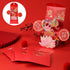 12pcs Chinese Red Envelopes, Three-Dimensional Creative Dragon Red Packet 2024 Lai See Envelopes 3D Pop Up Lucky Money Pocket Hong Bao for Chinese...
