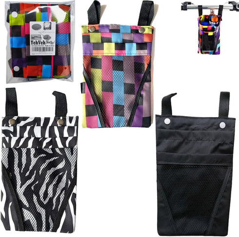 3 Pack Bike Handlebar Bag Bicycle Handle Bar Front Hanging Pouch 2 Layers with Mobile Phone Holder for Motorcycle eBike Scooter Trike Tricycle Cyc...