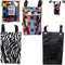 3 Pack Bike Handlebar Bag Bicycle Handle Bar Front Hanging Pouch 2 Layers with Mobile Phone Holder for Motorcycle eBike Scooter Trike Tricycle Cyc...