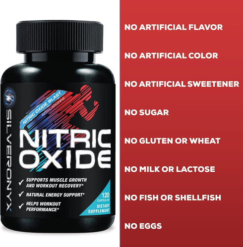 Extra Strength Nitric Oxide Supplement 3X Strength L Arginine, Citrulline Malate, AAKG, Beta Alanine - Premium Muscle Supporting Nitric Booster - ...