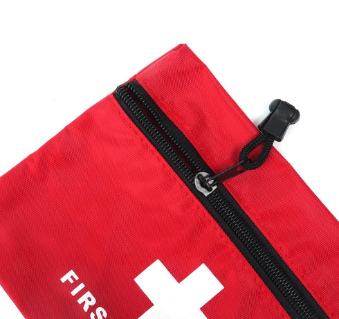 Red First Aid Bag Empty First Aid Kit Empty Waterproof First Aid Pouch Small Mini for First Aid Kits Pack Emergency Hiking Backpacking Camping Tra...