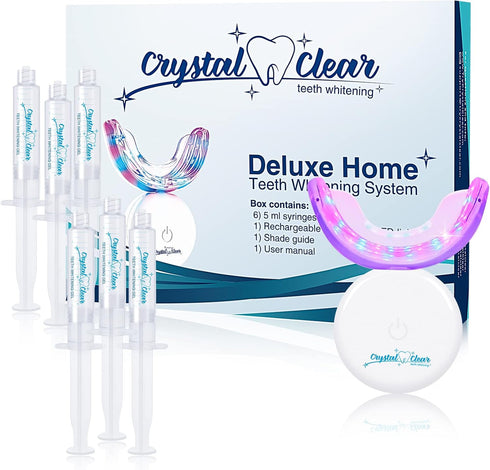 Kit, 10 Mins Express Results Teeth Whitening 35% CP Gel with Rechargeable LED Light, USA Dentists Recommended...