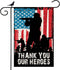 Memorial Day Garden Flag, Double Sided Outdoor 12x18 Inch Yard Decor American Soldier Patriotic 4th of July Decorations for Outside...