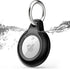 1 Pack IPX8 Waterproof Airtag Keychain with Airtag Holder Case,Full Body Shockproof,Anti-Scratch Cover Air tag for Cat,Dog,Keys,Luggage,Wallet(Bla...
