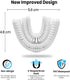 V-White U-Shaped Replacement Head for Ultrasonic Toothbrush - New Improved Design, 75% Faster, Effective Whole Mouth Deep Clean & Massage, Thinner...
