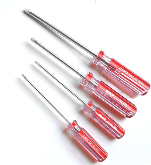 Square Head Screwdriver Set 4 Sizes, SKZIRI 4PCS Square Screwdriver Tool Kits Magnetic Tips SQ0 SQ1 SQ2 SQ3...