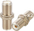 Anina SO239 Adapter UHF Female to Female Bulkhead Connector, 1.77 Inch RF UHF Coax Adapter for CB Radio Ham Radio Antenna with PL259 Plug, Low Los...