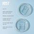 Host Wine Freeze Replacement Lids for Tumblers - Set of 2, Sliding Tab Closure, Travel Cup Lid for Wine Freeze Cooling Cup, Clear...