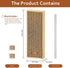Splicing Cat Scratch Pad: Cat Scratchers for Indoor Cats and kitten, 2 Pack Cat Scratching Pad, Cat Scratcher Cardboard, Cat Scratching Pad, Premi...