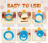 HiYZ Sandwich Cutter and Sealer - 5 PCS Decruster Sandwich Maker - Peanut Butter and Jelly Crustless Sandwich Bread Pancake Maker Cookie Cutter fo...