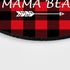 Mama Bear Mousepad - Buffalo Plaid Mouse Pad - Round Mousepad...
