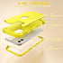 IDweel for iPhone 11 Case with Screen Protector(Tempered Glass), Hybrid 3 in 1 Shockproof Slim Fit Heavy Duty Protection Hard PC Cover Soft Silico...