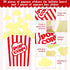 25 Pcs Various Popcorn Stickers Bulletin Board Self Stick Popcorn Accents Adhesive Fake Popcorn Decorations for Kids Teacher Classroom Blackboard ...