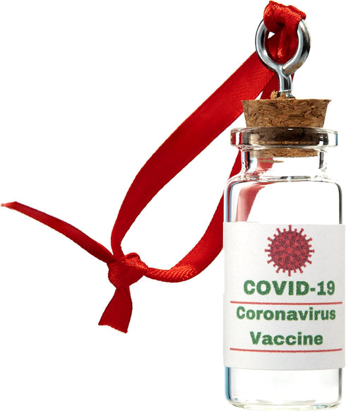 2022 Christmas Ornaments - Covid Ornament, Vaccine Ornaments, Funny Covid Christmas Ornaments, Christmas Gag Gifts for Nurse...