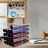 Vinyl Storage Rack 25-Holes Vinyl Holder Acrylic Vinyl Roll Storage for Craft Room, Vinyl Organizer for up to 25 Vinyl Rolls (25Holes)...