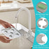 Diatomite Kitchen Faucet Mat, Quick Drying Kitchen Sink Splash Guard Behind Faucet, Grey Water Absorbing Stone Tray for Sink Drying Stone Mat for ...