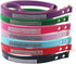 Scicalife PU Leather Dog Leash Training Walking Pet Leash Products Colorful Walking Leashes with Sparkly Studded Rhinestone for Cats or Dogs (Blac...