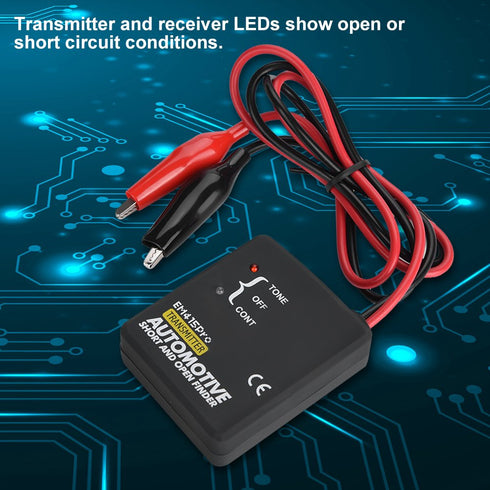 Car Cable Wire Circuit Tester Automotive Short and Open Finder Repair Tool EM415PRO DC 6-42V...