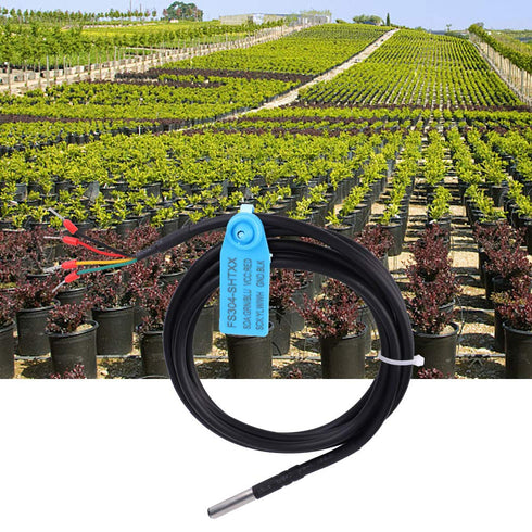 Jadeshay SHT20 Digital Soil Temperature Humidity Sensor Probe, Waterproof High Precision Rapid Response for HVAC, Greenhouses, Warehouse Monitorin...