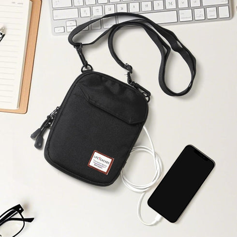 Small Crossbody Bag for Men, Mini Messenger Bag Shoulder Bag for Phone Passport...