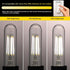E26 LED Bulb 6W Equal 60 Watt Light Bulbs Daylight 5000K E26 Edison Bulb AC120V 750lm Dimmable 5 Inch Long Tubular T10 LED Bulb for Rustic Pendant...