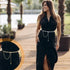 Women Butterfly Waist Chain Belt, Metal Rhinestones Waist Belts Women Dress Belts Body link Chain Belt for Girl Women...