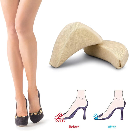Sibba 8 Pieces Toe Filler Inserts Unisex Breathable Soft Big Toe Plug Forefoot Pad Shoe Filler for High Heel Foot Pain Relief for Women Girls...