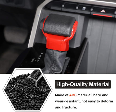 Shifter Gear Hand Brake Covers Compatible with Toyota Tundra/Sequoia 2022-2024 Tacoma 2024 Lower Automatic Center Console Gear Shift Knob Head Pro...