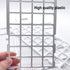 Plastic Test Tube Rack 2 Pack White 40 Holes Lab Test Tube Rack Holder for 21mm and Below The Test Tubes, Detachable, White...