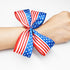 American Flag Ribbon, 1.5 Inches Wide x 10 Yards Long, Red, White and Blue Stripes with Stars for Crafts and Decorations...